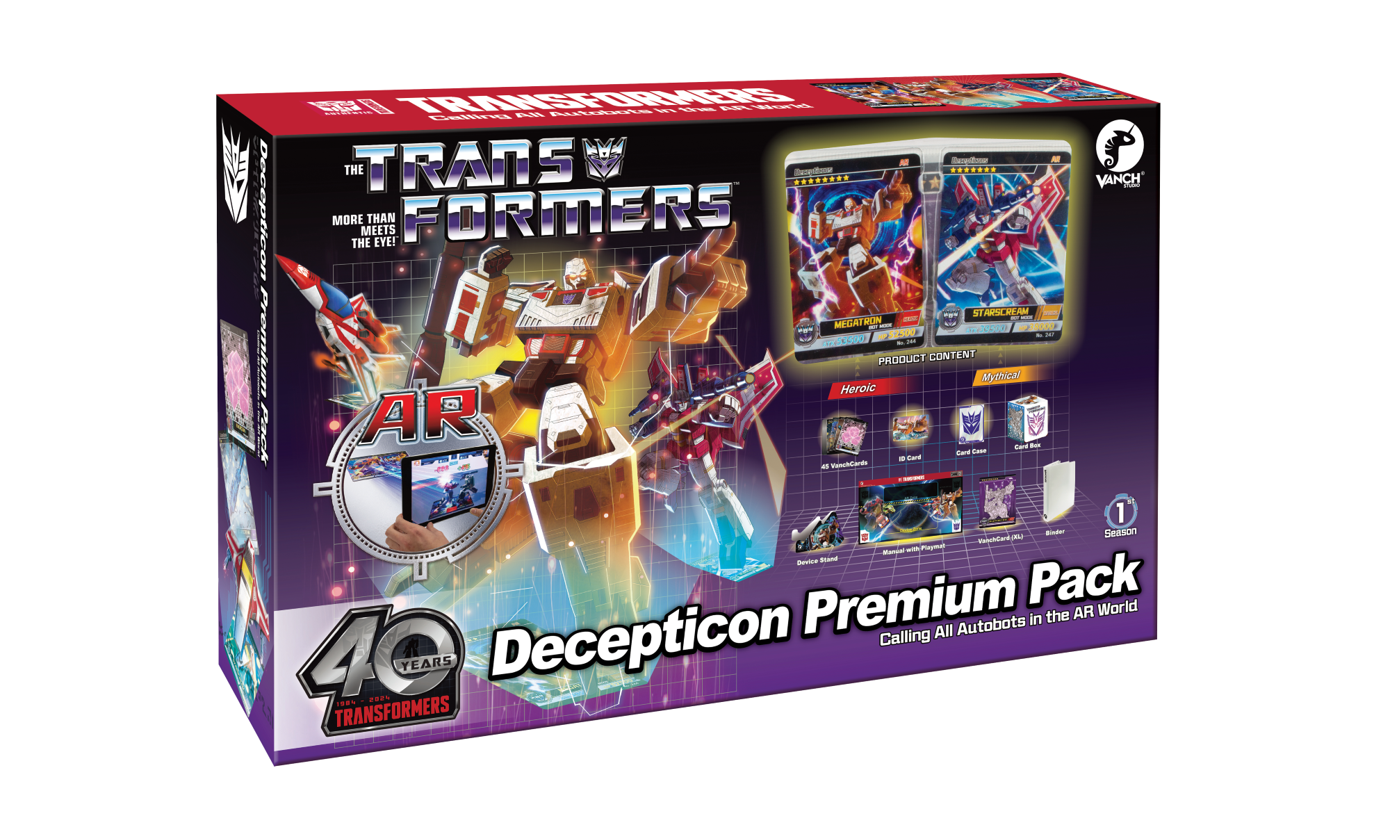 VanchCard Transformers Trading Cards Decepticon Premium Box